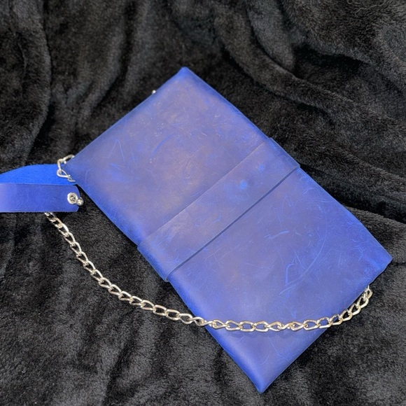 Tartar, Berlin vintage handbag. Royal Blu* - Picture 11 of 15